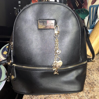 Marc New York Andrew Marc Womens Mini Backpack Purse Black