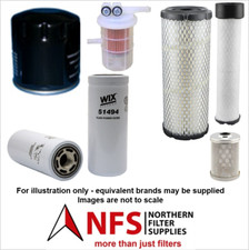 NFS Filter Kit fits Volvo EC25, EC30 with Mitsubishi S3L2 Engine
