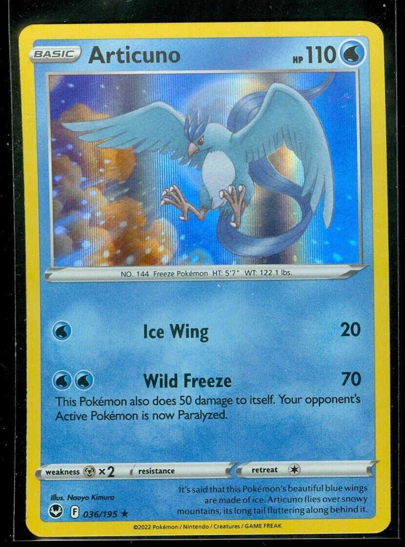 Articuno Holo - Silver Tempest Pokémon card