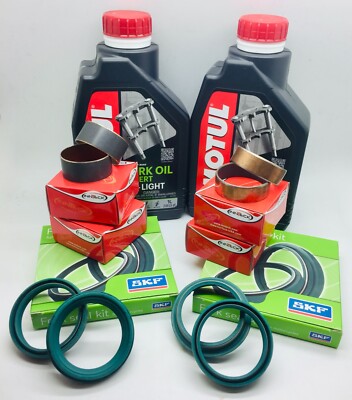 Honda Africa Twin 1000 Fork Seals SKF Bushes Oil 45mm Showa 2015-19 Motul 10W X2