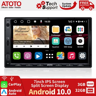 Radio Coche ATOTO S8 Android 3+32G 7" Doble DIN GPS Inalámbrico CarPlay Android Coche