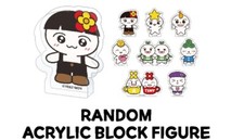 ATEEZ TEEZ-MON POP UP SHOP OFFICIAL MD GOODS RANDOM ACRYLIC BLOCK FIGURE SEALED