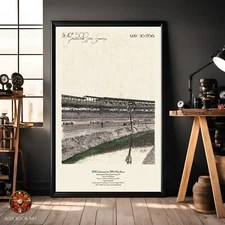 Indianapolis 500 Race Art Print Clarence Cagle Miracle Poster Pat Flaherty Art