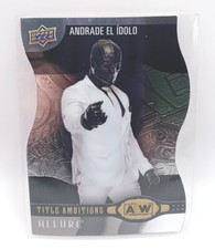 2022 ANDRADE EL IDOLO UPPER DECK ALLURE AEW #TA-13 TITLE AMBITIONS!! DIE-CUT 