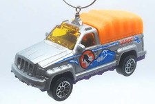 Christmas Ornament for Troop Carrier Silver Orange Blue