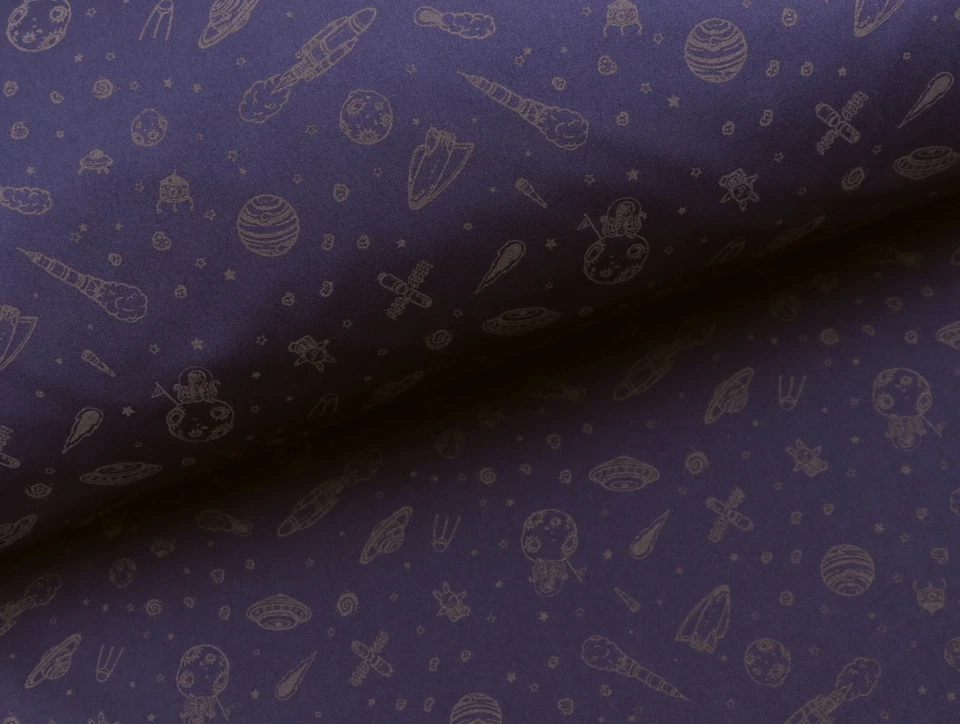 Nano SOFTSHELL Stoff Outdoor winddicht reflektierend WELTRAUM Marine EUR 23,98/m