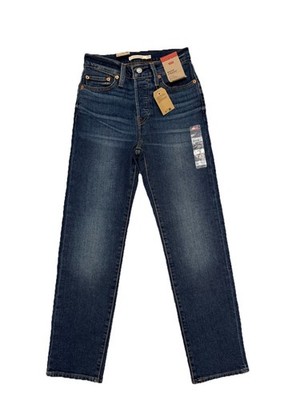 Levi s Damen Jeans Wedgie Straight - blau - Gr. 25/28