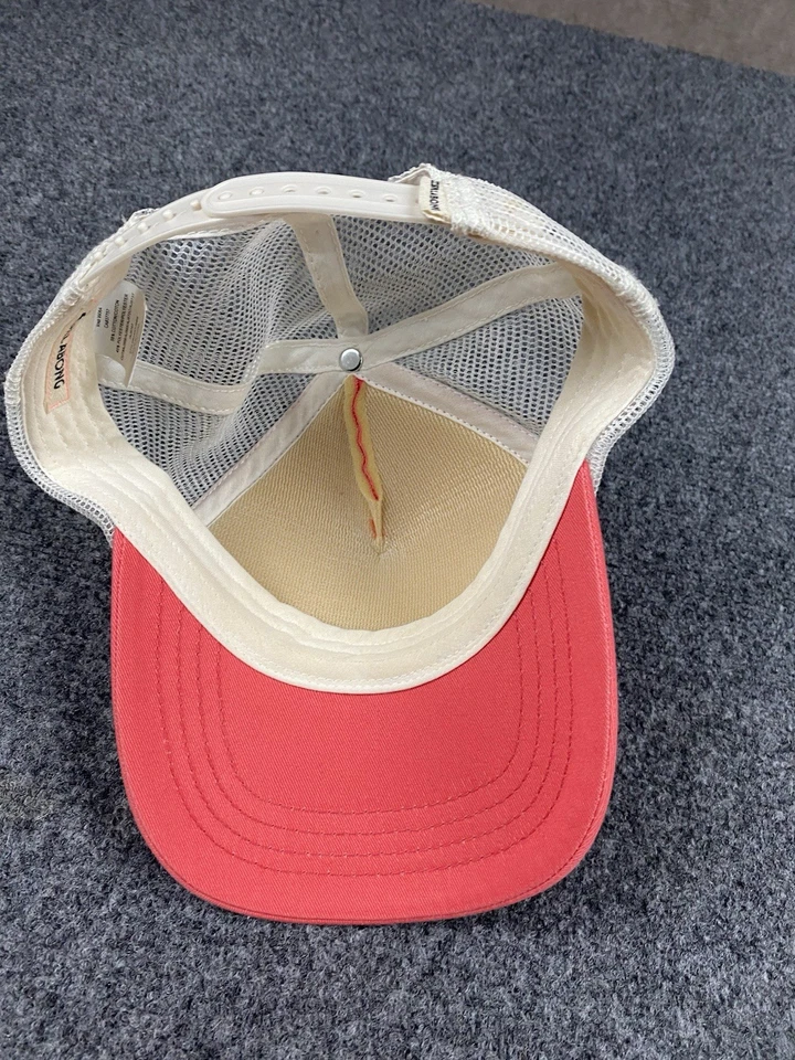 Gorra Billabong Gorra de Béisbol Para Mujer Rosa Elefante Corazones Malla Camionero SnapBack Foto 4 de 4