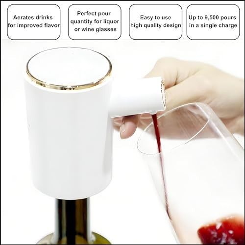 Dispenser Aeratore Vino Elettrico per Whisky, Soju e Liquori - Perfetto Decanter e - Foto 5 di 8