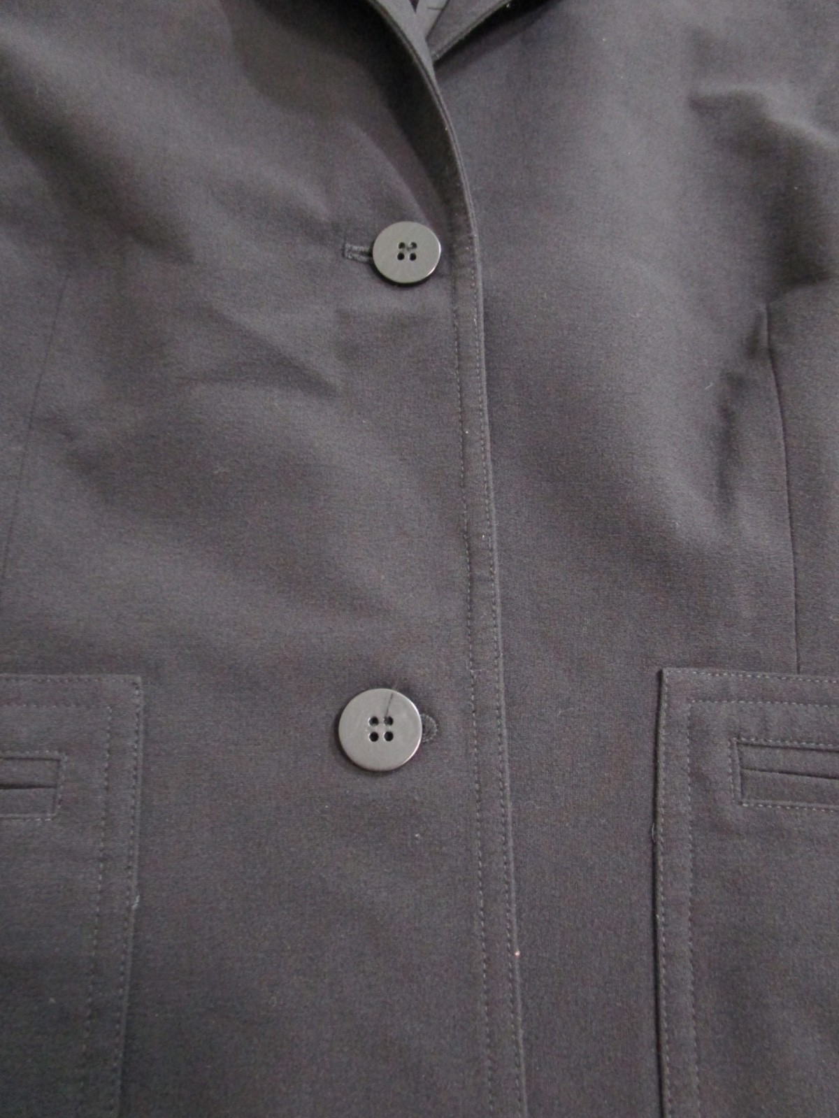 Grace Elements Black 2 Button Front Pockets Blaze… - image 5