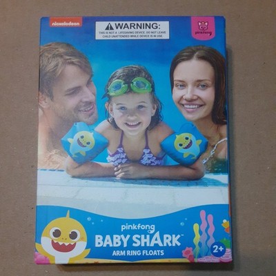 NEW IN BOX Nickelodeon Baby Shark Arm Bands - Arm Ring Floats - 2yr+