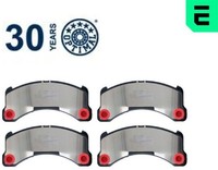 Optimal BP-12868 Bremsbelagsatz FüR Scheibenbremse Bremsbelagsatz FüR Porsche