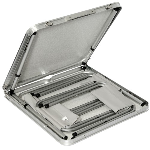 Campingtisch ca.120x60cm+4 Campinghocker Klapptisch Koffertisch Falttisch Hocker - Bild 5 von 12