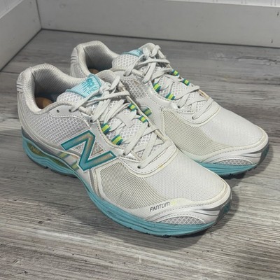 New Balance 1765 N2 Fantom Fit Athletic Shoes White Blue Women Sz 9.5 B