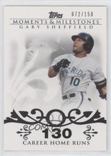 2008 Topps Moments & Milestones 72/150 Gary Sheffield #52 11pj