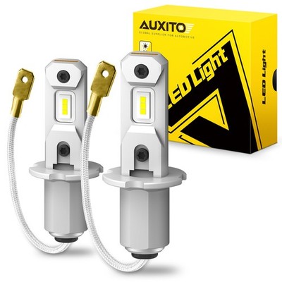AUXITO H3 LED Headlight 100W 10000LM Fog Light Bulb 6500K White Driving DRL Lamp