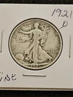 1921 D Walking Liberty Silver Half Dollar Coin Fine Key Date