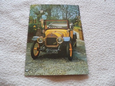 Kruger Car Postcard Vintage Unic Unused -