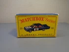 MATCHBOX LESNEY No 55B VINTAGE ORIGINAL BOX FOR FORD FAIRLANE POLICE CAR VG