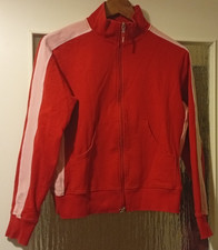 Fleecejacke in Rot von Crane - Größe S - L�...