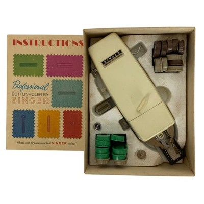 Singer Professional Buttonholer & Accessories Zig-Zag Sewing Machines V102878