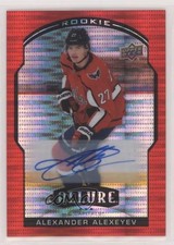 2020 Upper Deck Allure Rookie Red Rainbow /199 Alexander Alexeyev #86 Auto 0o0n