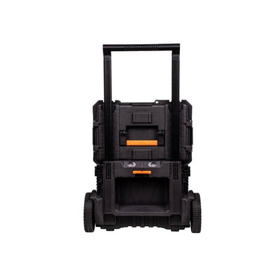 Pro Gear System Gen 2.0 Stackable 25 in All Terrain Rolling Tool Box with 9 I...