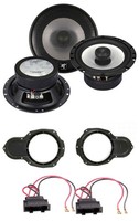 Hifonics 200Watt 16,5Cm 2-Wege Lautsprecher FüR VW Passat B6 B7 CC FronttüR Auto