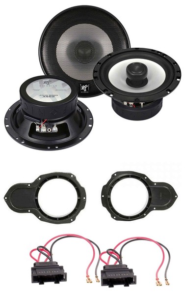 Hifonics 200Watt 16,5Cm 2-Wege Lautsprecher FüR VW Passat B6 B7 CC FronttüR Auto-image