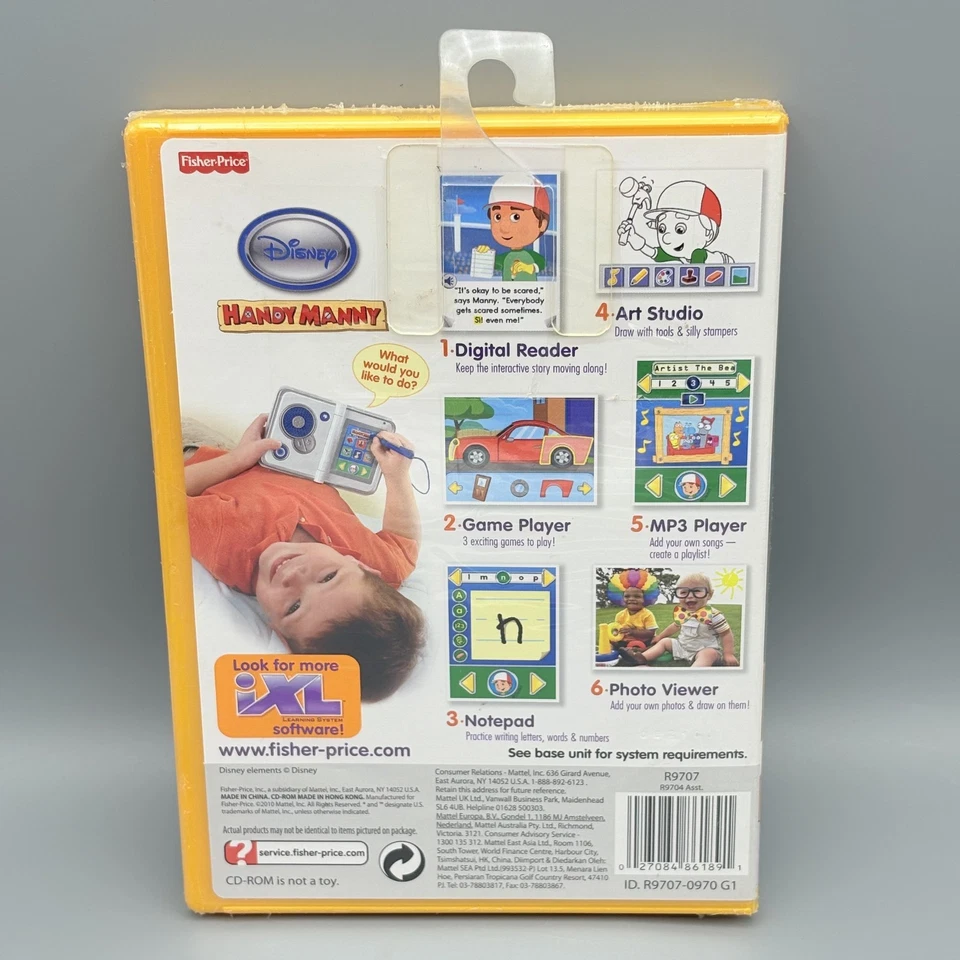 Fisher Price iXL Learning System Handy Manny Game New Sealed - Image 3 of 4