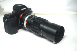 SONY E MOUNT ADAPTED 200MM Minolta Rokkor f/4.5 TELEPHOTO LENS ALL A7 NEX,A6000