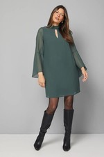 Wallis Emerald Shift Dress Womens Occasion Dresses