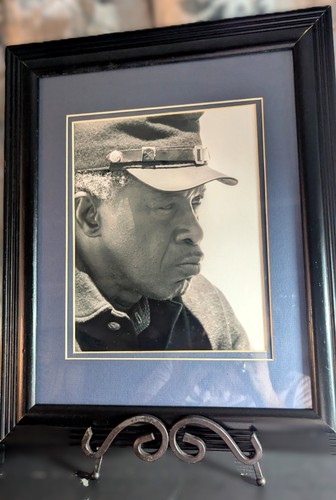 Civil War Buffalo Soldier Black & White Photo - framed & matted - Great Gift - Bild 2 von 6