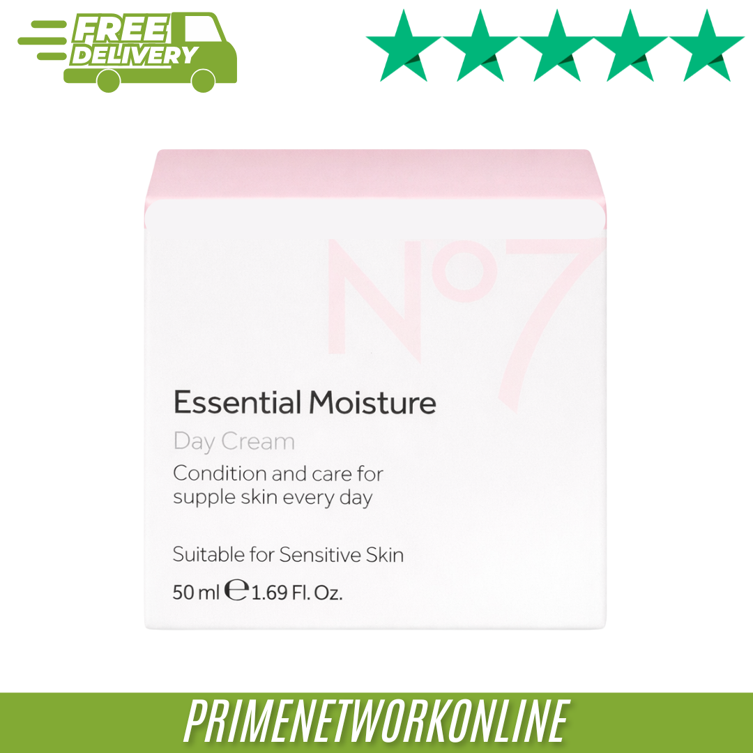 No7 Essential Moisture Day Cream 50ml 100% ORIGINAL ⭐⭐⭐⭐⭐