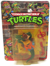 New Sealed Playmates TMNT Leatherhead 1989 Ninja Turtles Vintage Unpunched
