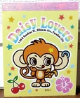 Daisy Lovers Mini Memo Pad 80 Narumiya Monkey Character Kids Gift MADE IN JAPAN