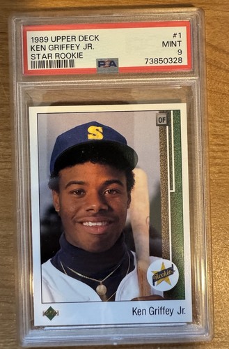 1989 Upper Deck Ken Griffey Jr #1 PSA 9 MINT Rookie RC HOF