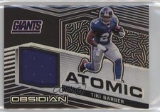 2021 Panini Obsidian Atomic Material 46/100 Tiki Barber #AM-TBA 14x1