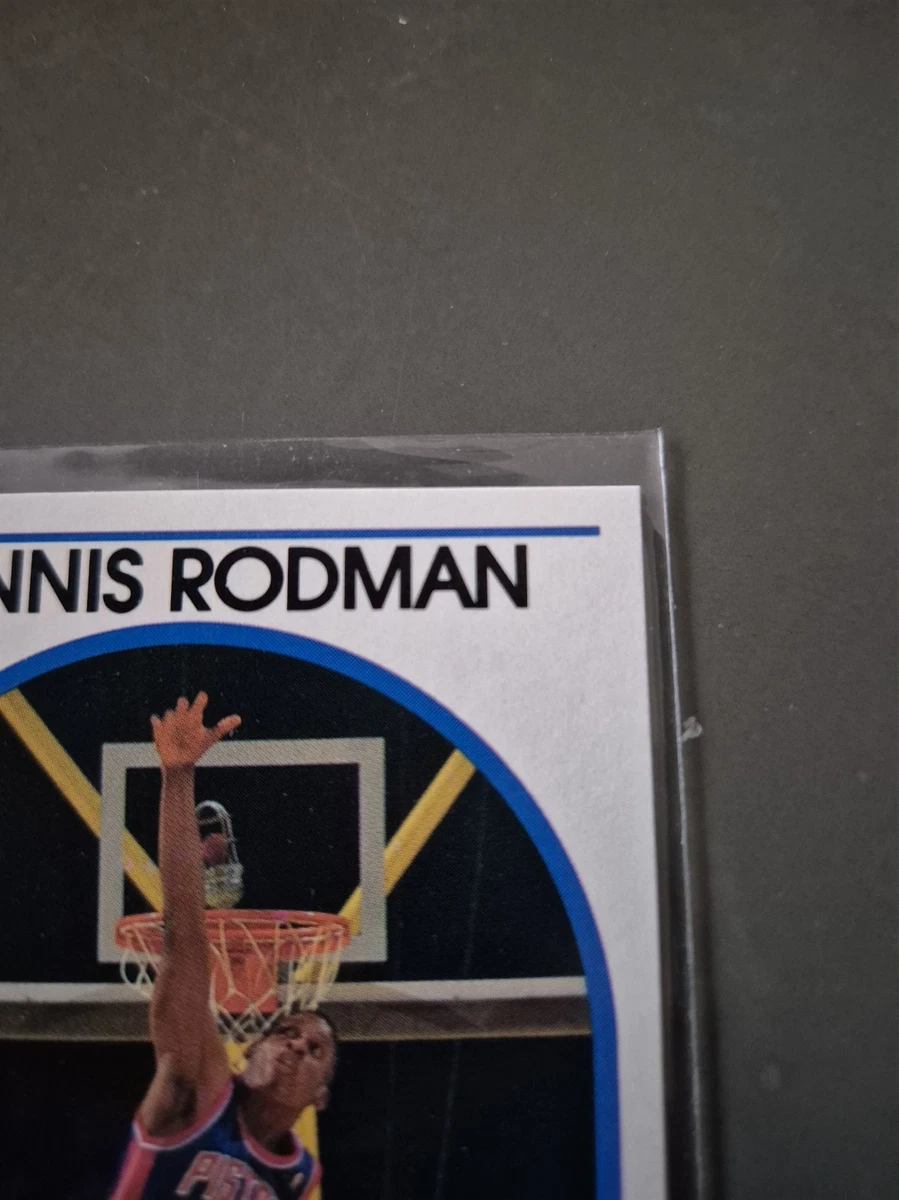DENNIS RODMAN NBA CARD HOOPS 1989-90 # 211 PISTONS SPURS BULLS