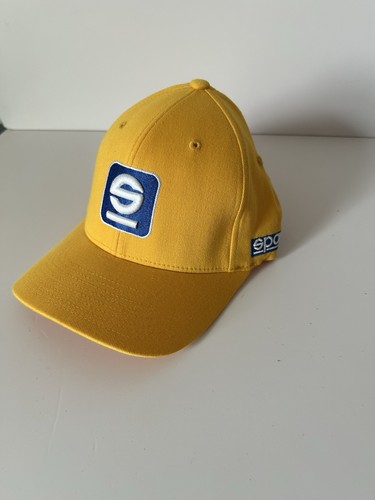 Authentische Sparco Racing bestickte S Logo flexible Passform Baseballkappe Mütze