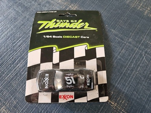 Rowdy Burns #51 Exxon Days Of Thunder 1990 Chevrolet Lumina Rubber Tires 1:64 - Picture 1 of 3