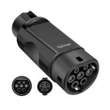 Type 1 to Type 2 Adapter, 32A 250V EV Charger Adapter for Type2 EVs