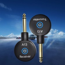 Audio Wireless Guitar Transmitter Receiver fits Guitar Bass Electric Instrument