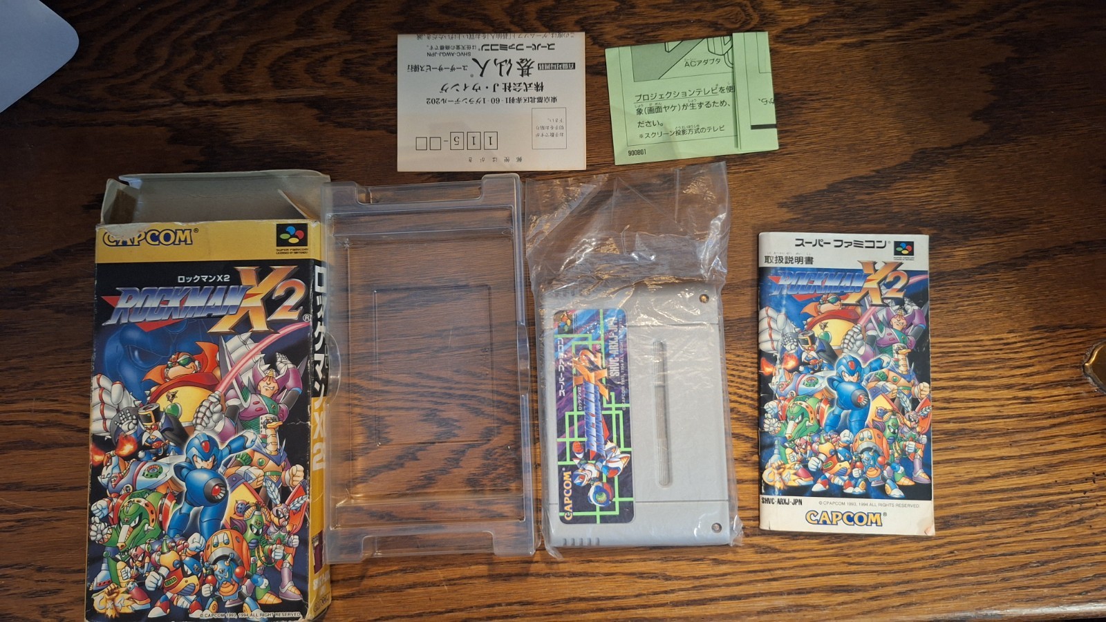 Rockman X2 Mega Man X2 CIB Super Famicom SFC SNES Game Cartridge 