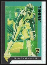 2021 Panini Chronicles Draft Picks #244 Terrace Marshall Jr. Flux Base Silver