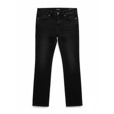 Riders by Lee Black Straight Leg Mid Rise Stretch Denim Jeans, Women's 8M 130M48