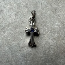 Chrome Hearts Double Sided Saphire Baby Fat P...