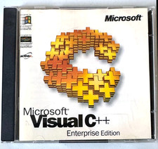 Microsoft Visual C  4.2 Enterprise Edition 2 CDs with case and key