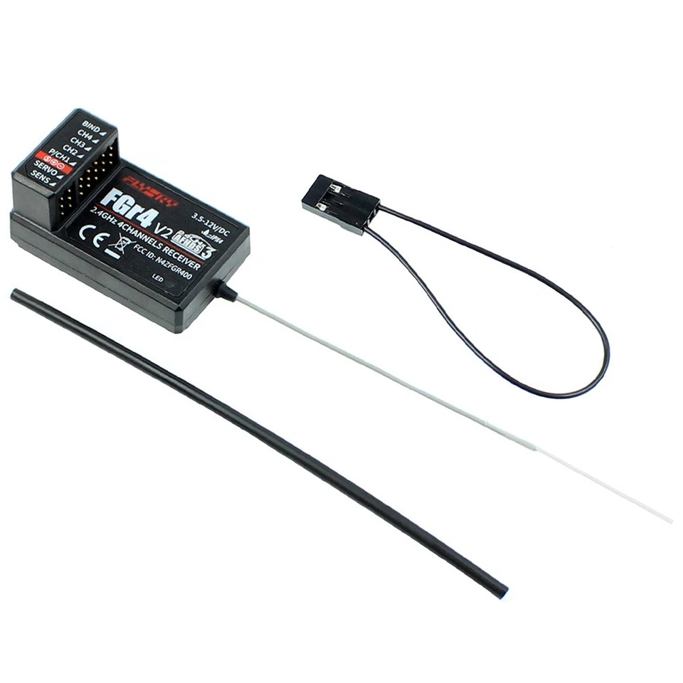 Flysky FGR4 FS-FGR4 4CH 2.4G Receiver Can Be PPM/IBUS for FS-FG4 Transmitter - Image 3 of 4