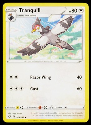 Tranquill Uncommon SWSH02: Rebel Clash 144/192 LP